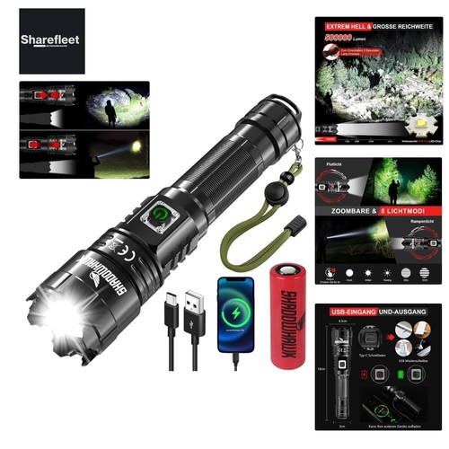 Shadowhawk led flashlight - shadowhawk,